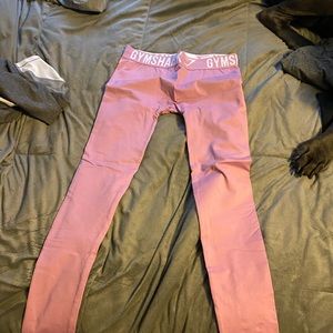 purple gymshark leggings